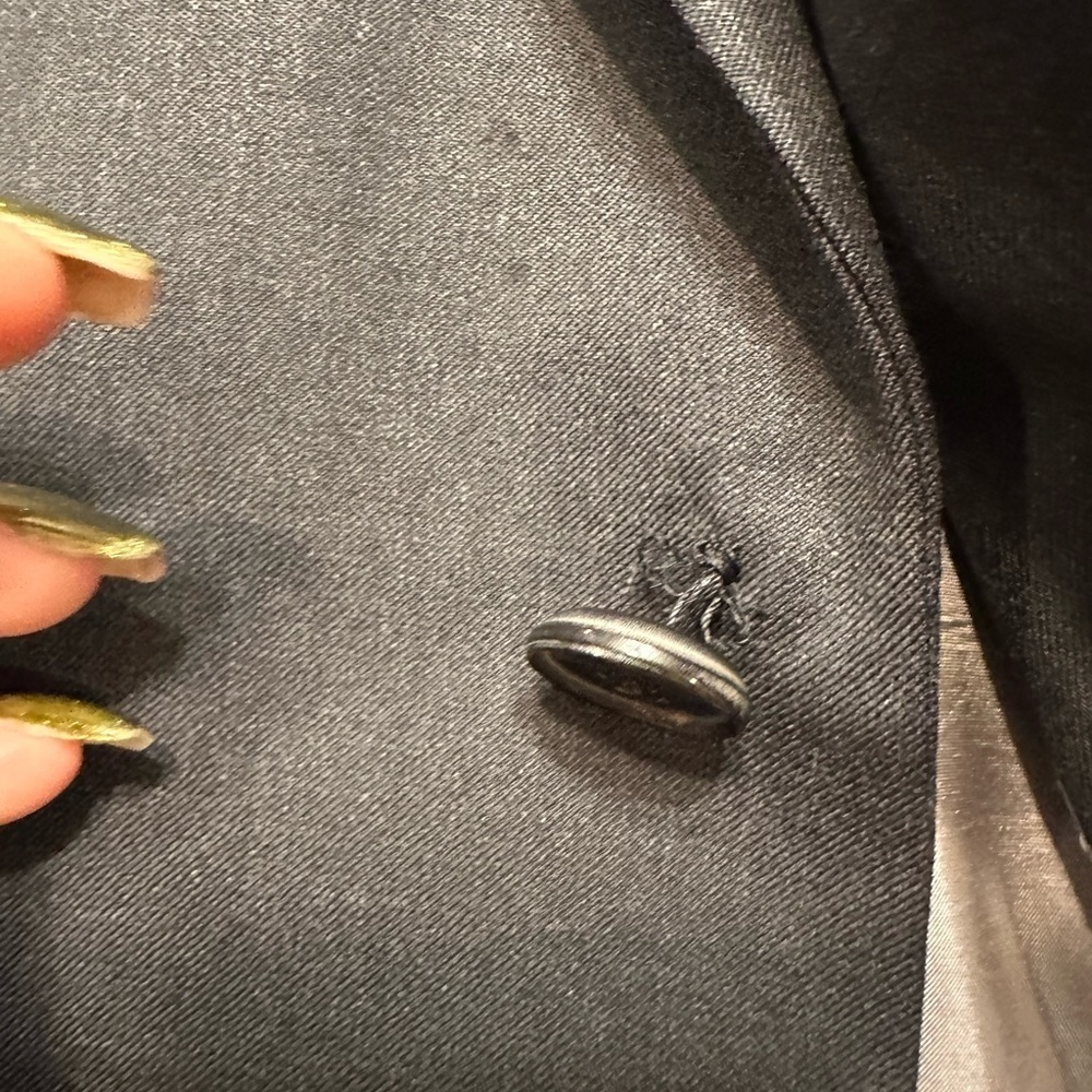 Hugo Boss Pasolini/Movie US 44S Blazer Jacket Super 100 Wool Gray Made in USA - Picture 8 of 15